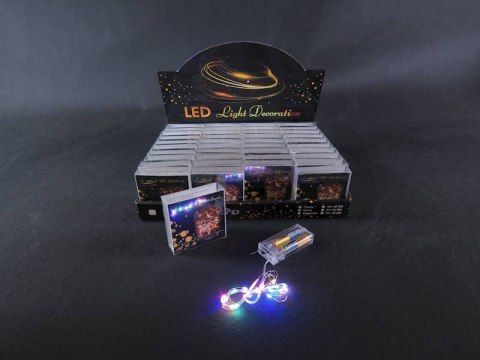Sznur świecący lampki led 2m / 200 multi Sznur świecący lampki led 2m / 200 multi