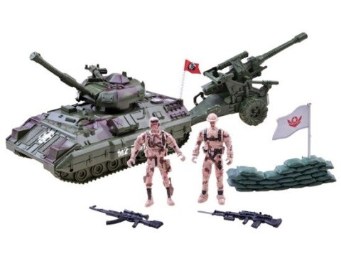Zestaw wojskowy żołnierzyki armata czołg ZA2518 Zestaw wojskowy żołnierzyki armata czołg ZA2518