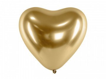 Balony glossy 30cm, serca, złoty 50szt CHB2-019-50 Balony glossy 30cm, serca, złoty 50szt CHB2-019-50