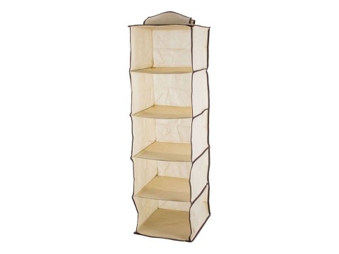 Organizer do szafy wisząca półka z 5 półkami 100cm | 01334 Organizer do szafy wisząca półka z 5 półkami 100cm | 01334