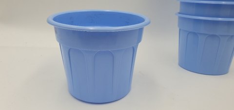 Osłonka / doniczka 10szt. CARO 11cm jasnoniebieska Osłonka / doniczka 10szt. CARO 11cm jasnoniebieska
