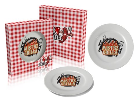 Talerz płytki 24cm - Mistrz Grilla Talerz płytki 24cm - Mistrz Grilla