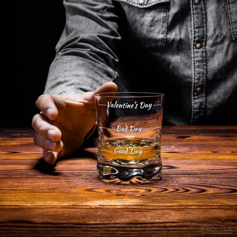 Szklanka do whisky Valentine's Day kawalerski Szklanka do whisky Valentine's Day kawalerski