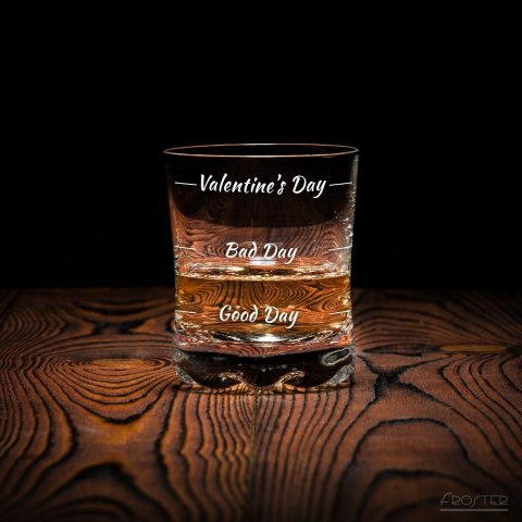 Szklanka do whisky Valentine's Day kawalerski Szklanka do whisky Valentine's Day kawalerski