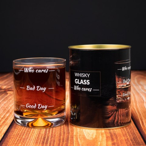 Szklanka do whisky Who cares prezent urodziny Szklanka do whisky Who cares prezent urodziny