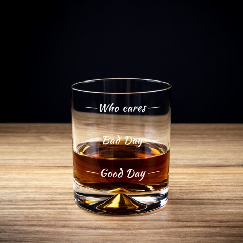 Szklanka do whisky Who cares prezent urodziny Szklanka do whisky Who cares prezent urodziny