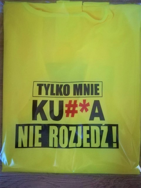 Kamizelka odblaskowa Tylko mnie nie rozjedź Kamizelka odblaskowa Tylko mnie nie rozjedź