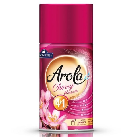 Odświeżacz powietrza AROLA kwiat wiśni 4w1 250ml Odświeżacz powietrza AROLA kwiat wiśni 4w1 250ml