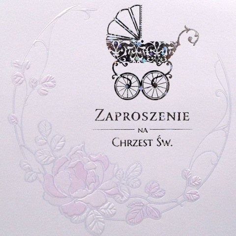 Zaproszenie na Chrzest Św. 10szt. KW LUX Zaproszenie na Chrzest Św. 10szt. KW LUX