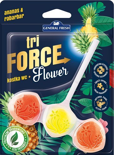 Zawieszka do wc TRI-FORCE FLOWER ananas&rabarbar Zawieszka do wc TRI-FORCE FLOWER ananas&rabarbar
