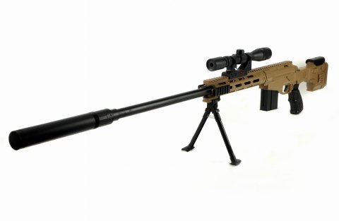 Karabin na kulki snajperka laser, luneta, 78 cm KW-718 Karabin na kulki snajperka laser, luneta, 78 cm KW-718