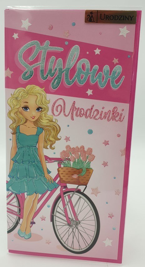 Karnet długi STYLOWE URODZINKI Karnet długi STYLOWE URODZINKI