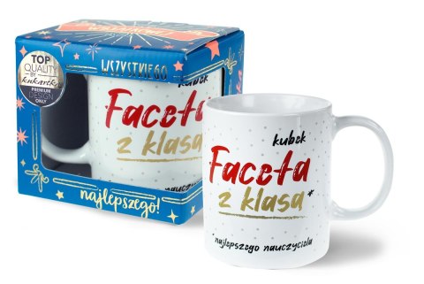 Kubek Premium Facet z klasą (najlepszy nauczyciel) Q 899 Kubek Premium Facet z klasą (najlepszy nauczyciel) Q 899