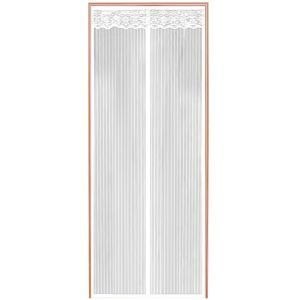 Moskitiera na drzwi 100x220cm z magnesami białe Moskitiera na drzwi 100x220cm z magnesami białe