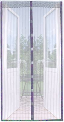 Moskitiera na drzwi 100x220cm z magnesami szara Moskitiera na drzwi 100x220cm z magnesami szara