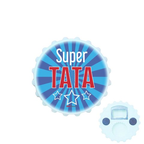 Otwieracz kapsel z napisem "Super Tata" DIL-PH-S009-TATA-5 Otwieracz kapsel z napisem "Super Tata" DIL-PH-S009-TATA-5