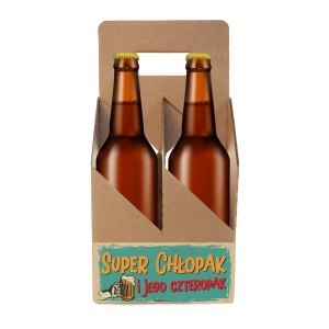 Transporter 6SZT na piwo - "SUPER CHŁOPAK I JEGO CZTEROPAK" DIL-PH-PAK-CHŁ-03 Transporter 6SZT na piwo - "SUPER CHŁOPAK I JEGO CZTEROPAK" DIL-PH-PAK-CHŁ-03