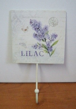 Wieszak metalowy LILAC 17cm HJ098-LIL Wieszak metalowy LILAC 17cm HJ098-LIL