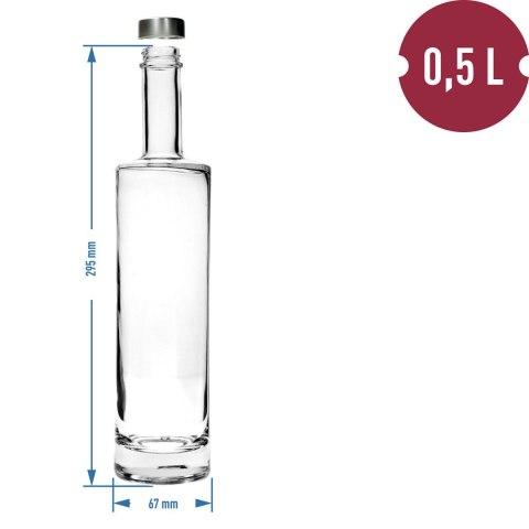 Butelka 6szt ponadczasowa 500 ml Butelka 6szt ponadczasowa 500 ml