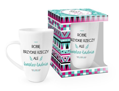Kubek NBC wysoka baryłka 400ml - Brzydkie rzeczy Kubek NBC wysoka baryłka 400ml - Brzydkie rzeczy