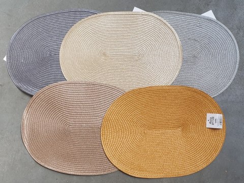 Mata 12szt stołowa owalna ratan 30 x 40 cm Mata 12szt stołowa owalna ratan 30 x 40 cm