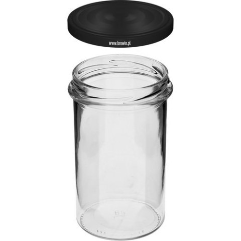 Słoik prosty 545 ml fi 82 z zakrętką 6 szt. Słoik prosty 545 ml fi 82 z zakrętką 6 szt.