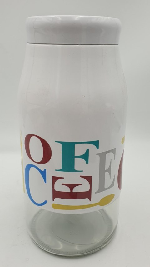 Słoik/pojemnik szklany na kawę,cukier 1800 ml Słoik/pojemnik szklany na kawę,cukier 1800 ml