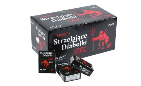 Strzelające Diabełki 50opak / 20szt POP2 Strzelające Diabełki 50opak / 20szt POP2