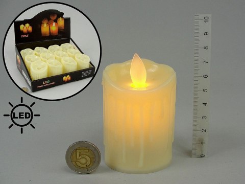 Świeca led z ruchomym płomieniem 5x7cm - 12 szt Świeca led z ruchomym płomieniem 5x7cm - 12 szt