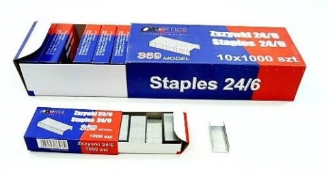Zszywki 10kpl 24/6B DO001 Zszywki 10kpl 24/6B DO001