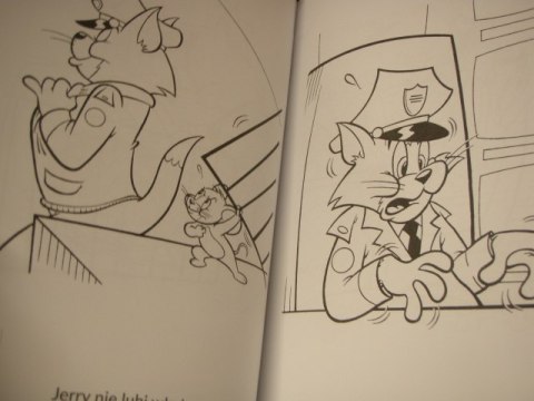 Książeczka kolorowanka TOM I JERRY Książeczka kolorowanka TOM I JERRY