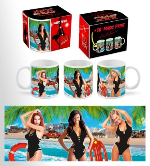 Kubek Boss XXX SHOW 300ml Ratowniczki Kubek Boss XXX SHOW 300ml Ratowniczki