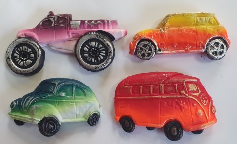 Magnesy na lodówkę auta 10 szt Magnesy na lodówkę auta 10 szt
