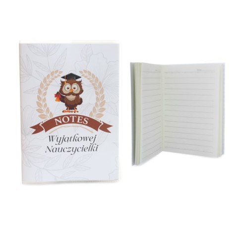 Notes z napisem "Notes Wyjątkowej Nauczycielki" Notes z napisem "Notes Wyjątkowej Nauczycielki"