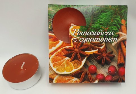 Podgrzewacz zapachowy 4szt. maxi Pomarańcza z cynamonem | TL01POC Podgrzewacz zapachowy 4szt. maxi Pomarańcza z cynamonem | TL01POC