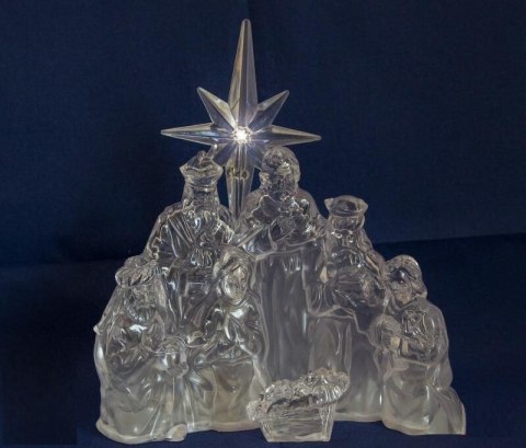 Szopka świecąca led 16 x 18 cm 2334 Szopka świecąca led 16 x 18 cm 2334