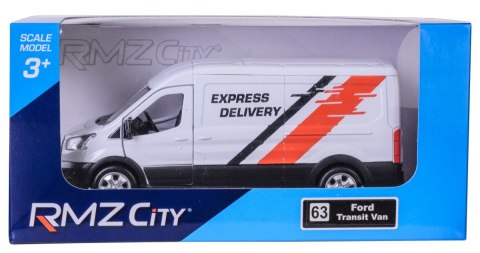 Auto metalowe RMZ 5 Ford Transit Van 2018 white | K-973 Auto metalowe RMZ 5 Ford Transit Van 2018 white | K-973