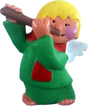 Figurka dekoracja gumowa 12szt. aniołek muzykant 7cm | DE-751TS Figurka dekoracja gumowa 12szt. aniołek muzykant 7cm | DE-751TS