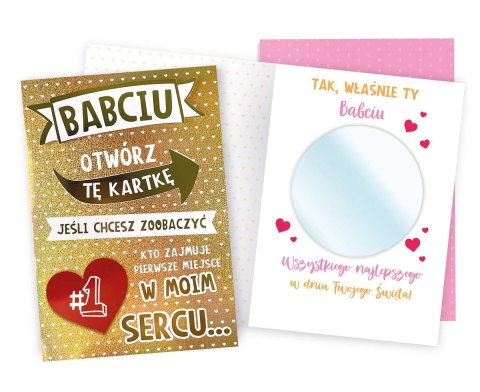 Karnet DBD Babcia (lusterko) DK-954 Karnet DBD Babcia (lusterko) DK-954