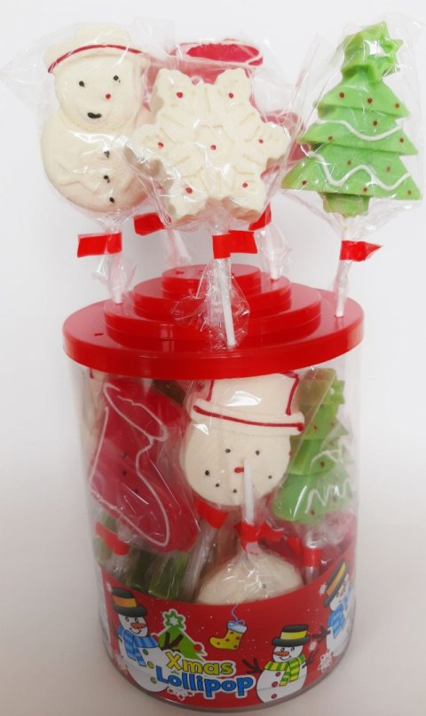 Lizaki mix świąteczny 50 g - 30 szt Lizaki mix świąteczny 50 g - 30 szt