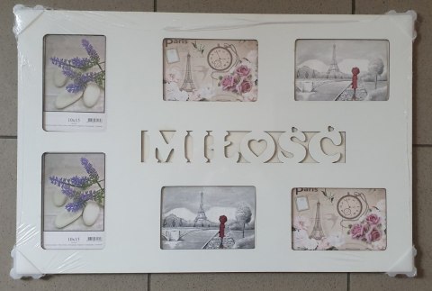 Ramka na 6 zdjęć 59x39cm Miłość Ramka na 6 zdjęć 59x39cm Miłość