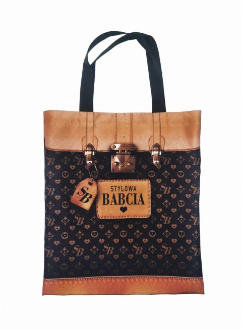 Torba premium Stylowa Babcia brąz | TP06 Torba premium Stylowa Babcia brąz | TP06