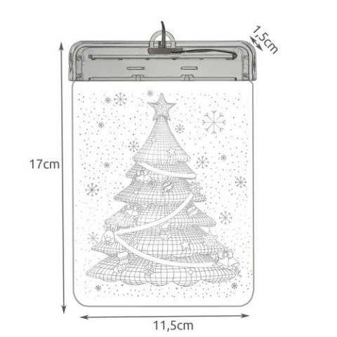 Witraż LED 3D- choinka 17225 Witraż LED 3D- choinka 17225