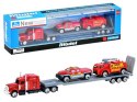 Zestaw straż pożarna laweta + autka DieCast ZA2076