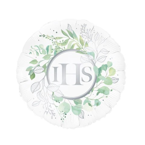 Balon foliowy IHS Eukaliptus srebrny 45cm 131916 Balon foliowy IHS Eukaliptus srebrny 45cm 131916