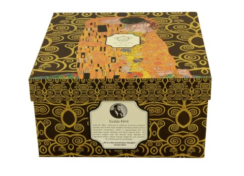 Filiżanka jumbo ze spodkiem 470ml THE KISS BROWN by Gustav Klimt Filiżanka jumbo ze spodkiem 470ml THE KISS BROWN by Gustav Klimt