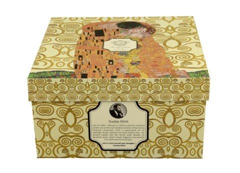 Filiżanka jumbo ze spodkiem 470ml THE KISS ECRU by Gustav Klimt Filiżanka jumbo ze spodkiem 470ml THE KISS ECRU by Gustav Klimt