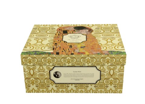 Filiżanki ze spodkami 250ml komplet 2szt. THE KISS ECRU by Gustav Klimt Filiżanki ze spodkami 250ml komplet 2szt. THE KISS ECRU by Gustav Klimt