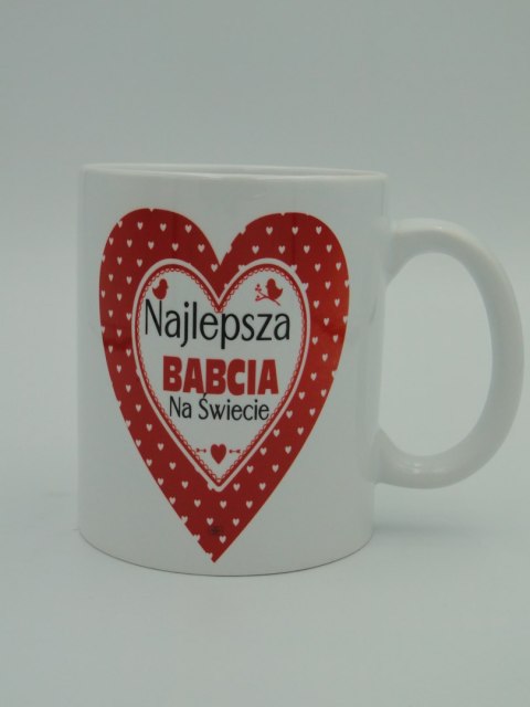 Kubek NAJLEPSZA BABCIA NA ŚWIECIE KUB 14 Kubek NAJLEPSZA BABCIA NA ŚWIECIE KUB 14
