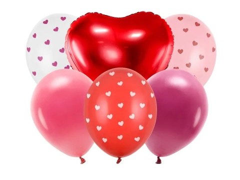 Zestaw balonów Be mine valentine, mix ZB1